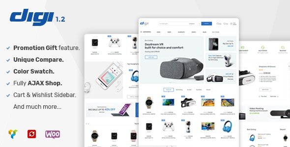 Digi – Electronics Store WooCommerce Theme Free Download