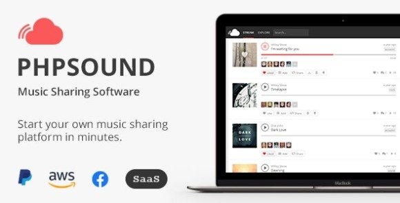 phpSound Music Sharing Platform Nulled PHP Script