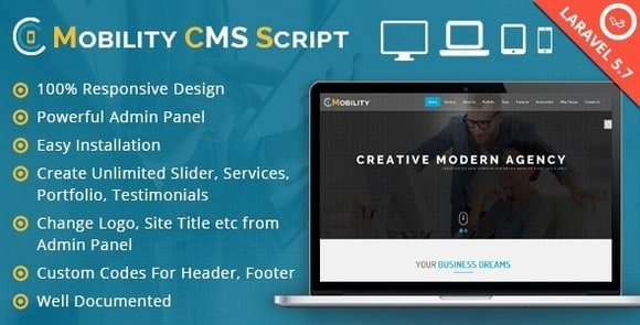 Mobility CMS Script Free Download Nulled