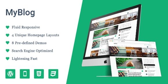MyBlog MyThemeShop WordPress Theme