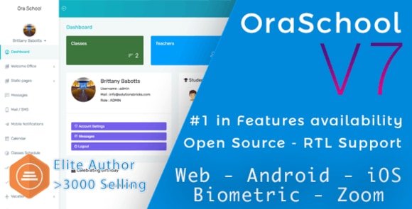 Ora School Suite Ultimate School Management System Nulled