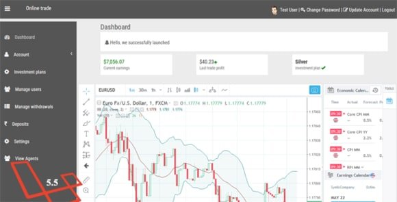 Online Trade - Online Investment and Cryptocurrency Trading System Nulled PHP Script