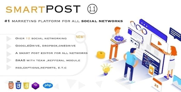 Smart Post - Social Marketing Tool Nulled PHP Script