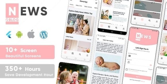 Newz - Flutter News and Blog App For Wordpress Android Source Code