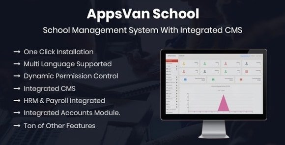 AppsVan School Management System Nulled
