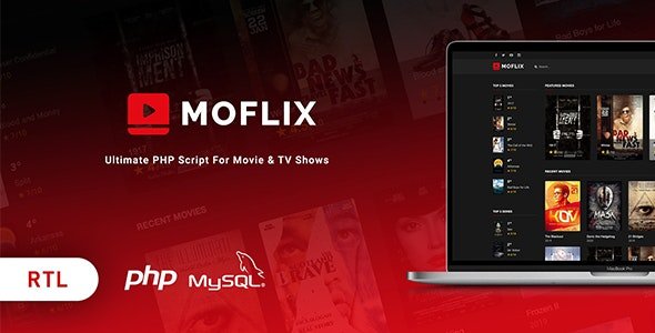MoFlix Ultimate PHP Script For Movie and TV Shows Nulled