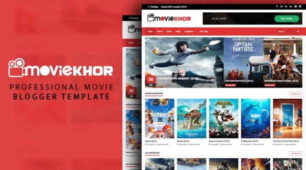 MovieKhor Professional Movie Blogger Template