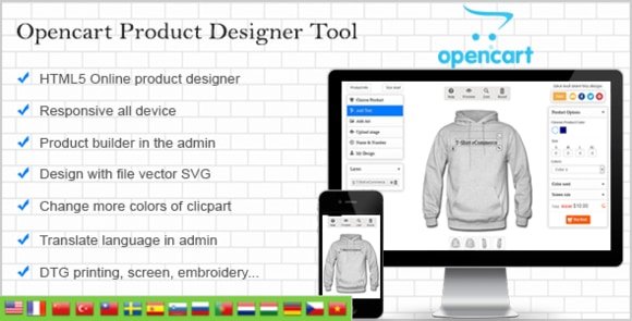 Opencart Custom Product Designer Nulled