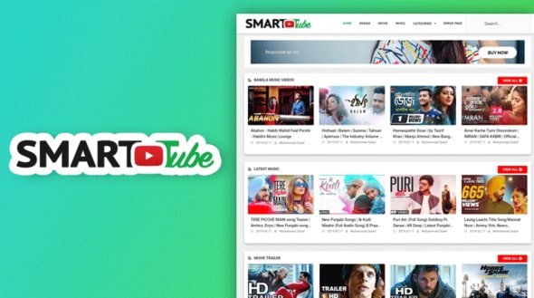 Smart Tube Video Sharing Blogger Template Premium