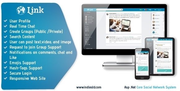 Link Net Core Social Network System PHP Script Nulled
