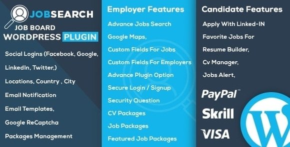 JobSearch WP Job Board WordPress Plugin Download