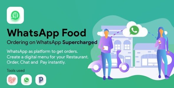 WhatsApp Food SaaS WhatsApp Ordering System PHP Script