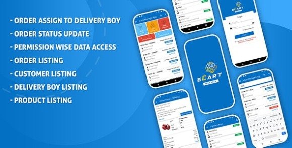 eCart Ecommerce Admin Store Manager App Source Code