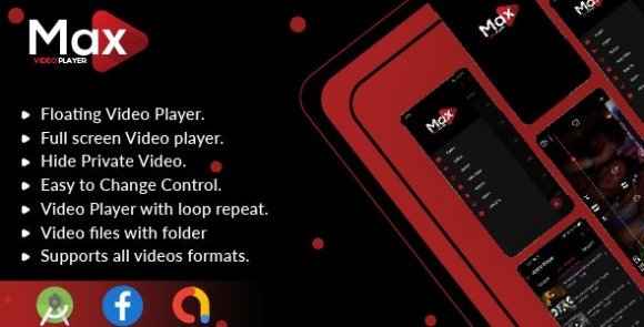 MAX Video Player Android Video Player With AdMob App Source Code