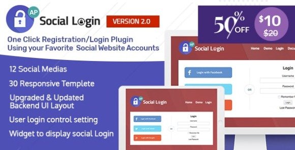 Social Login WordPress Plugin AccessPress Social Login