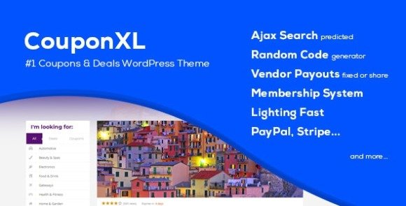 CouponXL Coupons Deals and Discounts WordPress Theme