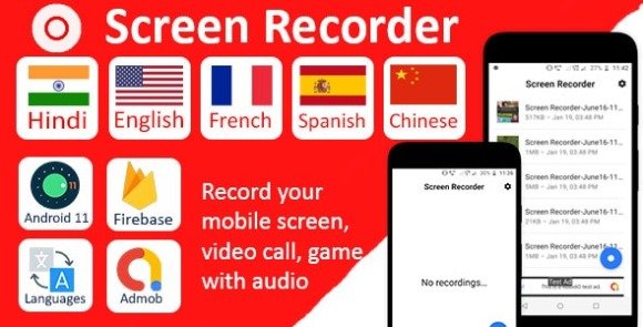 Screen Recorder Pro with Audio Android App Source Code