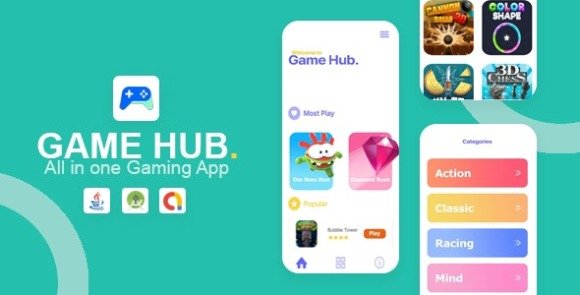 Game Hub All in One Game App Source Code
