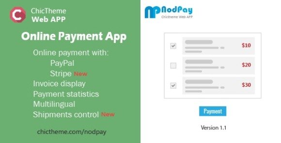 NodPay Online Payment App PHP Script