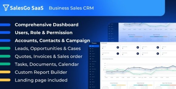 SalesGo SaaS Business Sales CRM Script