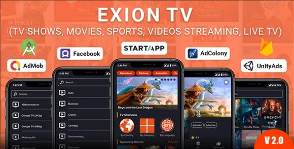 Exion TV - Watch Live TV with Movies (Live Streaming, IPTV, Shows, Series) Application