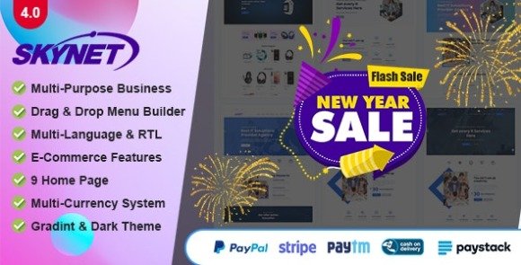 Skynet Multipurpose Business CMS Nulled Download