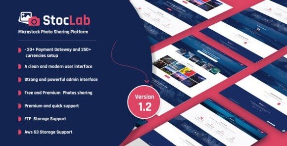 StocLab Microstock Photo Sharing Platform Nulled Script
