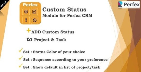 Add-on Statuses Module for Perfex CRM Addon