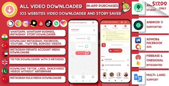 All Video Downloader and Story Saver App Source