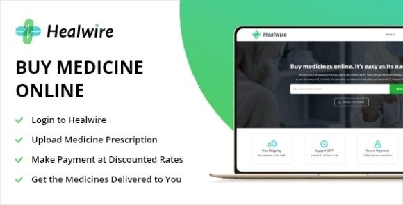 Healwire Online Pharmacy Nulled PHP Script