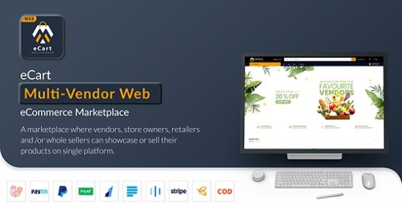 eCart Web Multi Vendor eCommerce Marketplace Nulled Script