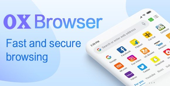 OX Browser Secure Free and Fast Android App Source Code