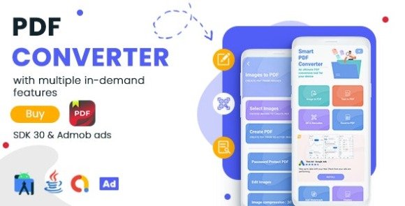 PDF Converter and PDF Editor for Android App Source Code