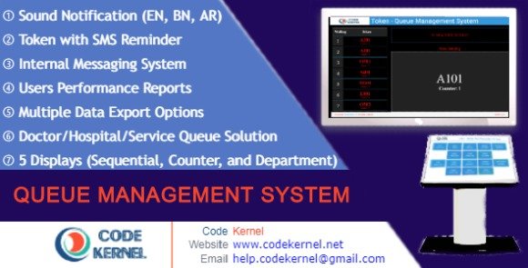 Token Queue Management System Nulled Script