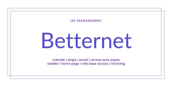 Betternet ISP Management Solution Nulled Script