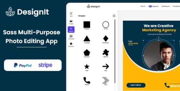 Designit SaaS Photo Editor JavaScript Software