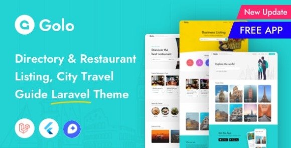 Golo Directory and Listing City Travel Guide Laravel Theme PHP Script