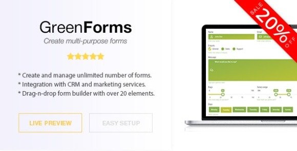 Green Forms Standalone Form Builder Nulled Script