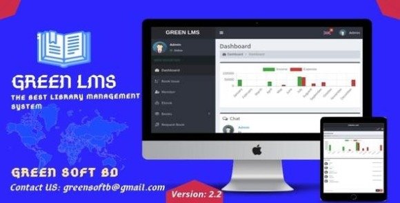 Green LMS The Library Management System Nulled Script