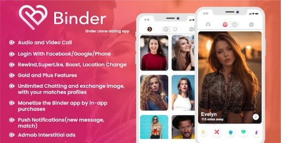 Binder Dating Clone App with Admin Panel Source Code