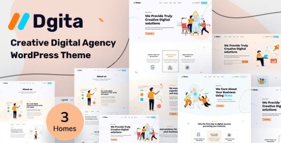Dgita Creative Digital Agency HTML5 Template Download