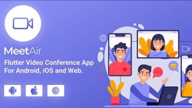 MeetAir iOS and Android Video Conference App for Live Class Meeting Webinar Online Training