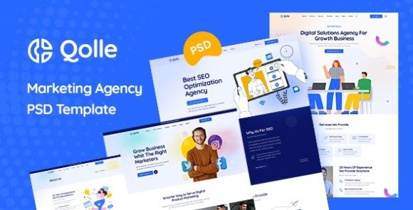 Qolle Creative Digital Agency HTML Template Download