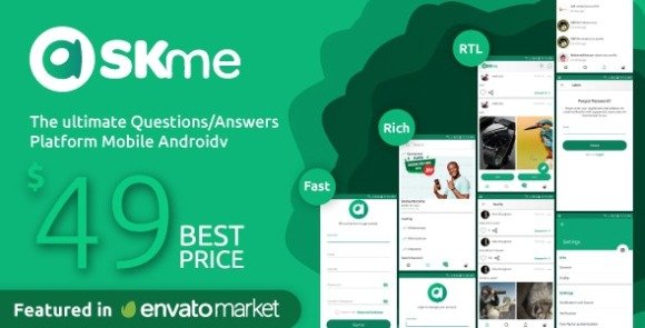 AskMe Android Mobile Questions and Answers Social Network Application