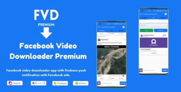 FVD Facebook Video Downloader Premium Download Public and Private Videos App Source Code Download