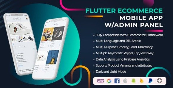 Flutter Universal Full Mobile App for iOS and Android Mobile App and Admin Panel