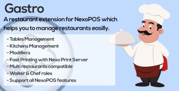 Gastro Restaurant Extension for NexoPOS Addon Download
