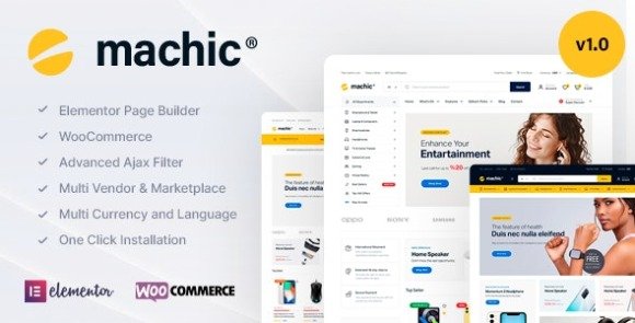 Machic Electronics Store WooCommerce Theme Download
