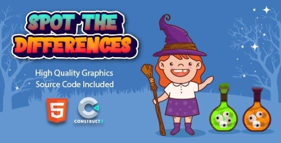 Spot the Differences for Kids HTML5 Game