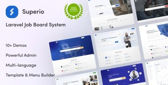 Superio Laravel Job Board System PHP Script